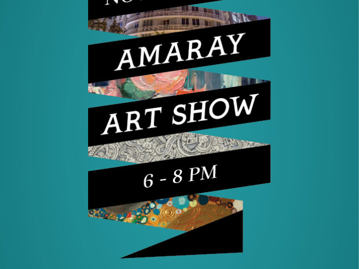 Amaray Art Show Invitation Design